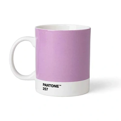 Imagen de Copenhagen design Pantone Mug, Coffee/Tea Cup, Fine China (Ceramic), 375 ml, Light Purple, 257 C, Porcelana, 1 Unidad (Paquete de 1)