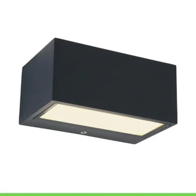 Imagen de Lutec GEMINI Lámpara de pared LED para exteriores (aluminio, 10,5 W, 700 lúmenes, 3000 K, efecto arriba y abajo, resistente a la intemperie)