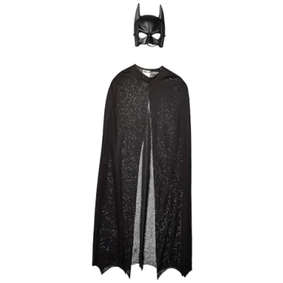 Imagen de Rubies Batman The Dark Knight Rises Juego de capa y máscara Batman, negro, talla única