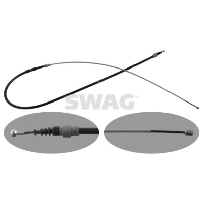 Imagen de SWAG 30 94 8308 Cable de Freno Mano Atrás izquierda, derecha 1882, 1070