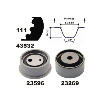 Imagen de MAPCO 23532 Kit de correa distribución 111 HYUNDAI: COUPE, Matrix, LANTRA 2