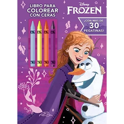 Imagen de Frozen. Libro para colorear Con ceras: pegatinas (Disney. Frozen)