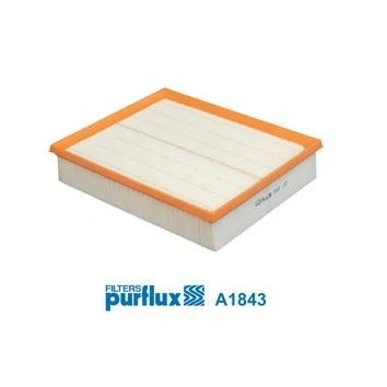 Imagen de PURFLUX A1843 Filtro de aire 58 232 284 Cartucho filtrante VOLKSWAGEN: Polo V Hatchback, SEAT: Ibiza 4 Sportcoupe, Toledo 4, AUDI: A1 Sportback