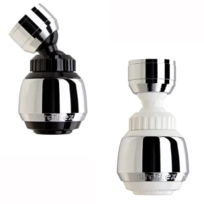 Imagen de Siroflex 2505/5 W “Duplex 2 Atomizadores Aireadores Ducha con Doble Rótula Made In italy para grifo Aireador una gran funcionalidad Atomizador el