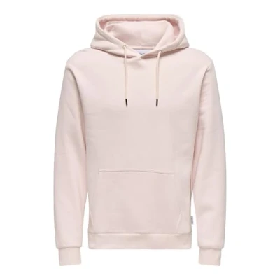 Imagen de Only &amp; Sons Onsceres Jersey con capucha, Hombre, Talla: Medium, Barely pink