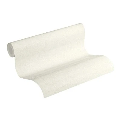 Imagen de Papel pintado Liso New Walls Uni A.S. Création tejido no 10.05 m x 0.53 Crema Fabricado en Alemania 374311 37431 1