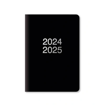 Imagen de Letts of London Dazzle Agenda académica 2024/2025, tamaño A5, vista semanal, color negro