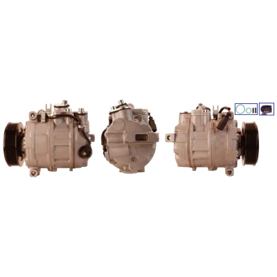 Imagen de LUCAS ACP540 Compresor de Aire Acondicionado PAG 46 R 134 a con juntas AUDI: A4 B6 Berlina, Avant, B7 Avant