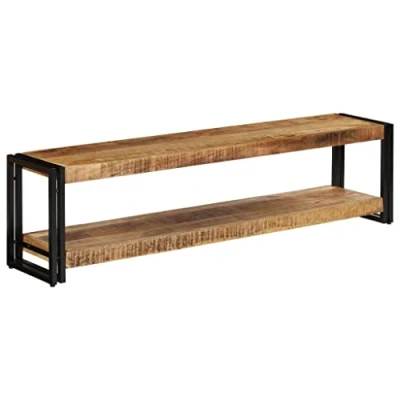 Imagen de Mueble Para La Tv Vidaxl 150x30x40 Cm Madera Maciza Mango