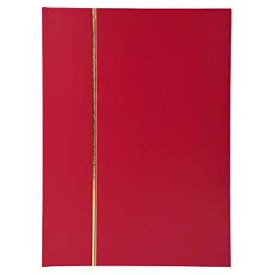Imagen de Exacompta Álbum de sellos clásico grande, 48 páginas, rojo, 22,5 x 30,5 cm