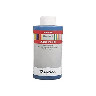 Imagen de RAYHER HOBBY 38052379 acrílico Pintura artesanía, Botella de 236 ml, Azul Real