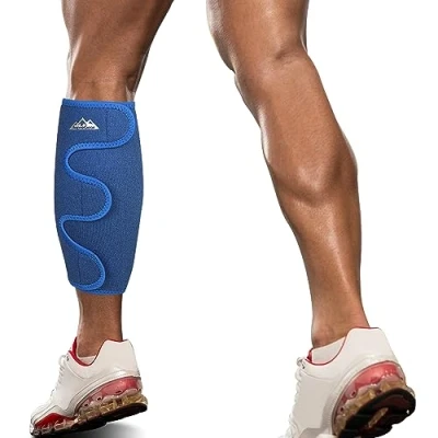 Imagen de supregear Soporte para Pantorrilla, Férula Ajustable Manga Envolvente Hinchazón Muscular, Entrenamiento de Senderismo, Cómodo Transpirable Calf Support Hombre y Mujer