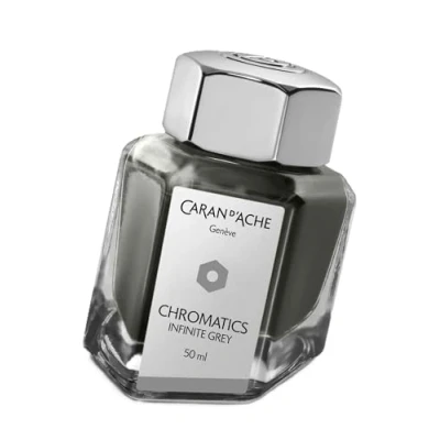 Imagen de Fraso de Tinta Caran d&#039;Ache Infinite Grey 50ml Grabado gratuito