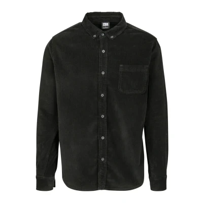 Imagen de Urban Classics Corduroy Shirt Camisa, Hombre, Talla: 5XL, Black