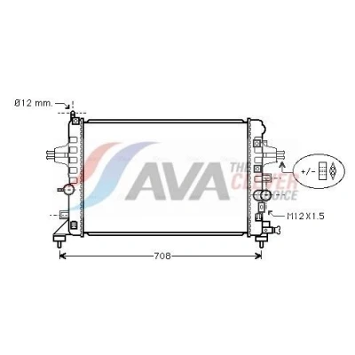 Imagen de PRASCO OLA2363 Radiador, refrigeración del motor Aluminio 600 359 23 Aletas unidas mecánicamente OPEL: Zafira B, Astra H GTC