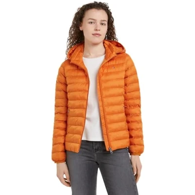 Imagen de Tommy Hilfiger Mujer LW Padded Global Stripe Jacket WW0WW38927, Naranja (Autumn Orange), S