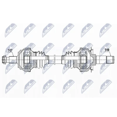 Imagen de Semi eje NTY NPW ME 160
