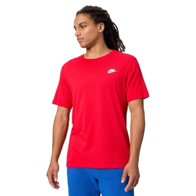 Imagen de Nike M Nsw Club Tee Camiseta, University Red White, 4XL Hombre