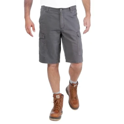 Imagen de Carhartt Pantalones cortos cargo en lona Rugged Flex, Relaxed Fit Para Hombre, Azul Shadow, W30