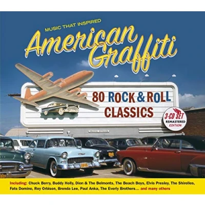 Imagen de Box Set The Music That Inspired American Graffitti (80 Rock &amp; Roll Classics) 3 Cd Varios