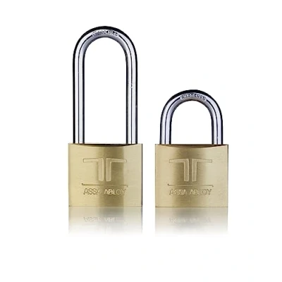 Imagen de Tesa Assa Abloy CL4055LTKAKN43 Candado De Latón Latonado 40 x 55 mm En Caja Llaves Iguales 43