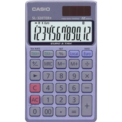 Imagen de Casio SL 320TER+ Calculadora básica, 8 x 70 118.5 mm, azul