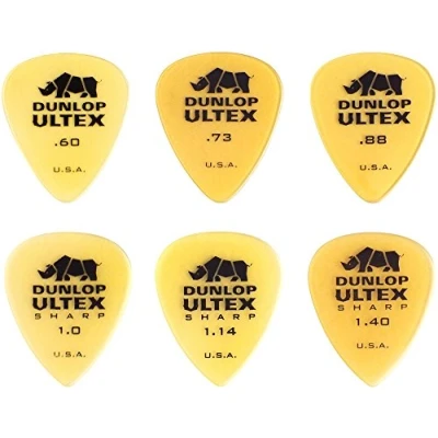 Imagen de JIM DUNLOP Púas Variety Pack Ultex, Saco de 6, Naranja, calibre: 0,60 0,73 0,88 1 1,14 1,40mm