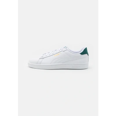 Imagen de Puma Smash 3.0 Unisex Zapatillas, Talla: 47, White/malachite/gold Piel/piel de imitación