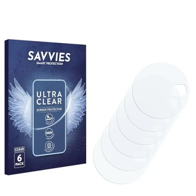 Imagen de savvies Protector Pantalla para Rolex Submariner 16610 (Date) (6 Unidades) Película Ultra Transparente
