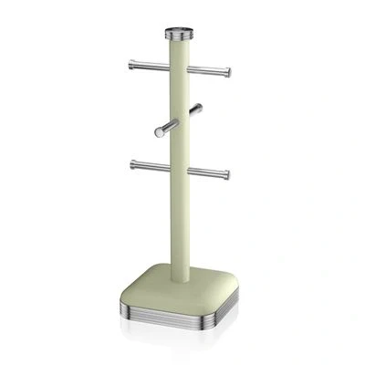 Imagen de Soporte para tazas retro en forma de árbol, Swan, Verde