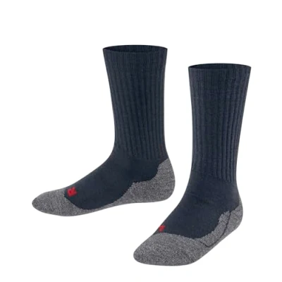 Imagen de Falke Active Warm K So lana gruesos transpirables lisos 1 par, Calcetines Unisex niños, Azul Space Blue 6116, 35 38