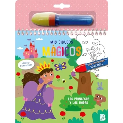Imagen de PINTO CON AGUA LAS PRINCESAS Y HADAS (MIS DIBUJOS MÁGICOS AGUA)