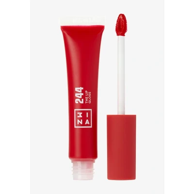 Imagen de 3INA MAKEUP The Lip Gloss 244 Rojo Brillo de labios textura cremosa y ligera Labial efecto glossy súper brillante Aplicador en forma esponja Vegan Cruelty Free