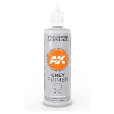 Imagen de AK AK11241 Grey Primer (100ml) 3GEN