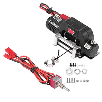 Imagen de Dilwe RC Crawler Cabrestante, 1/10 Escala Cabrestante con Sistema de Control Set para Traxxas HSP Redcat Off Road Car