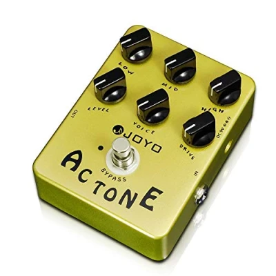 Imagen de JOYO Distortion Vintage Tube AC30 Amp Simulador Pedal British Rock Sound para efecto guitarra eléctrica Bypass (tono AC JF 13)