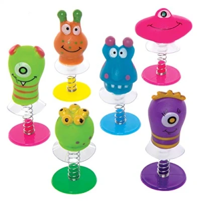 Imagen de Baker Ross Figuras saltarinas de monstruos (Pack 6) Regalos infantiles para bolsas cotillón