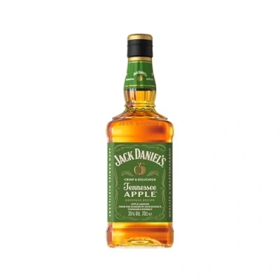 Imagen de Jack Daniel&#039;s Whiskey Tennessee Apple, Combina Daniel’s Con Fresco Sabor Manzana Verde, 35% Vol. Alcohol, 700ml