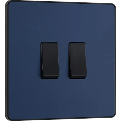 Imagen de BG Electrical Evolve Interruptor de luz, 2G doble