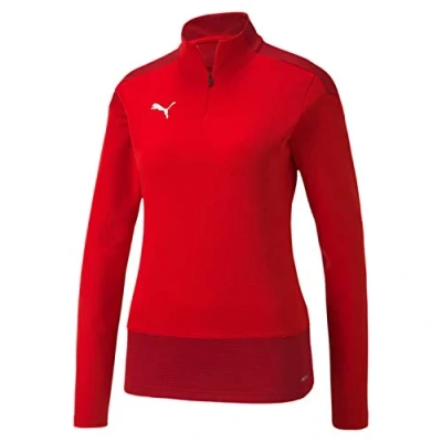 Imagen de PUMA Teamgoal 23 1/4 Zip Top W Sudadera, Mujer, Rojo, M
