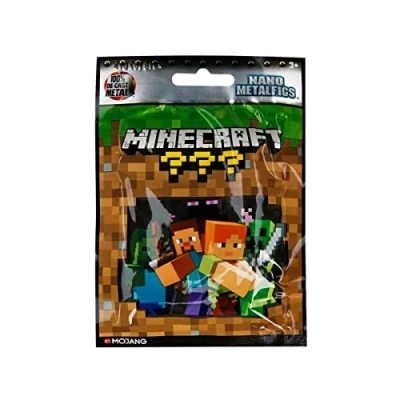 Imagen de Minecraft 253261000 Nano Figure Videojuego Nanofigs Blind, Multicolor, 1 piesa