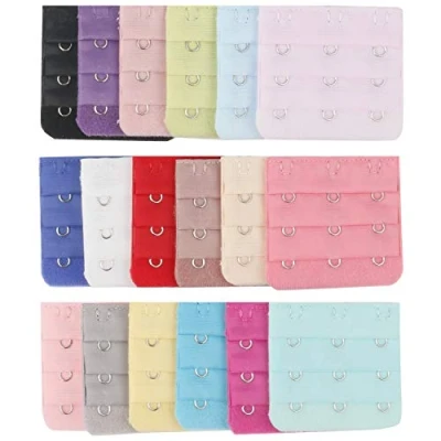 Imagen de TRIXES Tirantes Multicolor para Extensión Sujetador 3 Ganchos Flexibles Cómodos Colores Surtidos