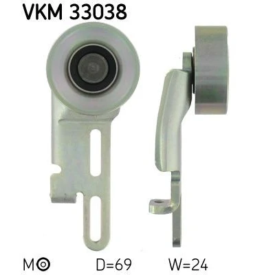 Imagen de SKF VKM 33038 Polea Tensora CITROËN: Saxo Hatchback, PEUGEOT: 106 II Hatchback