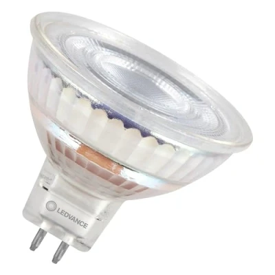 Imagen de LEDVANCE Spot MR16 50 Performance Class. Bombilla led reflectora 12V 6,5W 3000K 36º GU5.3. 621 Lumen. Equivalente a 50W. 15.000 Horas. 44 X 50mm. Luz cálida