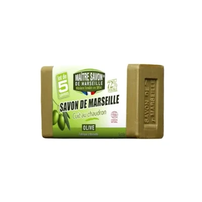 Imagen de Maître Savon de Marseille 5 Jabones Marsella Oliva 100g