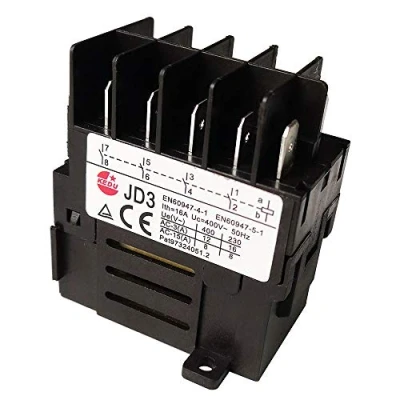 Imagen de Relé electromecánico para el control del motor KEDU JD3 400 V 10 pines 4NO