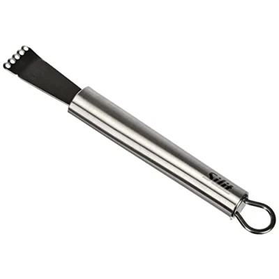 Imagen de Silit 2142302674 Rasqueta para limón (Acero Inoxidable 18/10 Pulido) Inoxidable, Apto lavavajillas, Estable, higiénico, Resistente a los ácidos e Indestructible.
