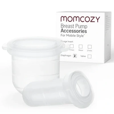 Imagen de Momcozy Mobile Style M6 Diafragma, Accesorios de Repuesto Originales para el Extractor Leche M6, 2 Piezas