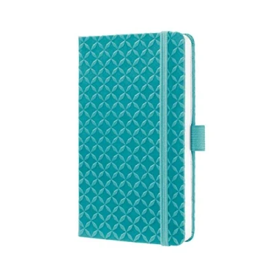 Imagen de SIGEL JN102 Libreta Jolie, tamaño similar al formato DIN A6, rayada, tapa dura, color turquesa