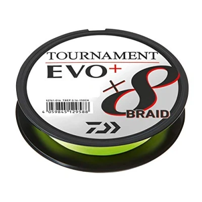 Imagen de Daiwa Tresse 8 Brins Tournament Braid EVO 135m PE #1.5 D.0.16mm R. 12.2kg/26.8lb Chartreuse 12761016